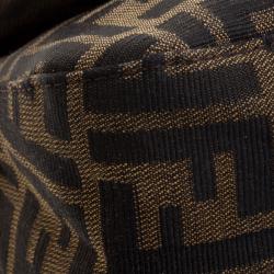 Pre Owned Fendi Tobacco Zucca Canvas Mama Baguette Bag
