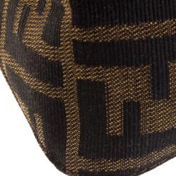 Pre Owned Fendi Tobacco Zucca Canvas Mama Baguette Bag