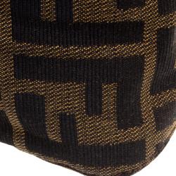 Pre Owned Fendi Tobacco Zucca Canvas Mama Baguette Bag