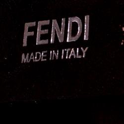 Pre Owned Fendi Orange Leather Large 3Jours Tote