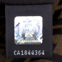 Pre Owned Fendi Tobacco Zucca Canvas Mia Crossbody Bag