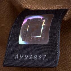 Pre Owned Fendi Red Patent Leather Secret Code Top Handle Bag