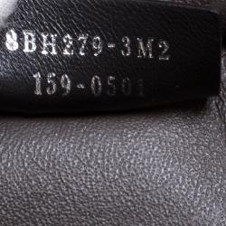 Pre Owned Fendi Navy Blue Leather 3Jours Tote