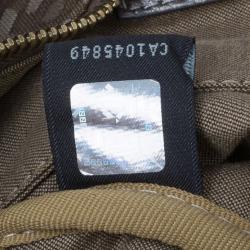 Pre Owned Fendi Brown Spalmati Zucchino Forever Small Satchel