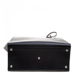 Pre Owned Fendi Black Leather 3Jours Tote
