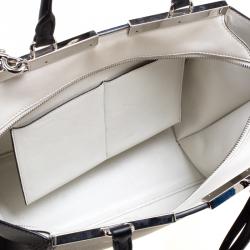 Pre Owned Fendi Black Leather 3Jours Tote