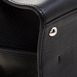 Pre Owned Fendi Black Leather 3Jours Tote