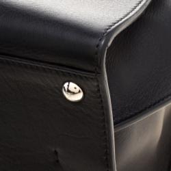 Pre Owned Fendi Black Leather 3Jours Tote