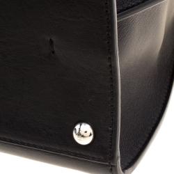Pre Owned Fendi Black Leather 3Jours Tote