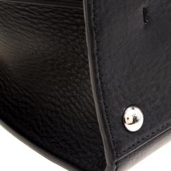 Pre Owned Fendi Black Leather 3Jours Tote