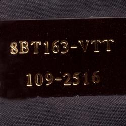 Pre Owned Fendi Burgundy Leather Mia Crossbody Bag