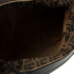 Pre Owned Fendi Tobacco Zucca Canvas Giant Chef Hobo