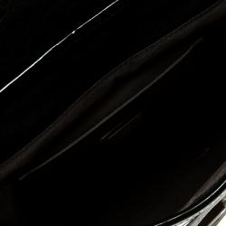 Pre Owned Fendi Black Leather B Bag