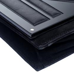 Pre Owned Fendi Black Suede/Leather and Acrylic Box Shoulder Bag