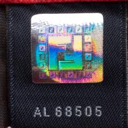 Pre Owned Fendi Multicolor Zucca Canvas and PVC Beaded Tote