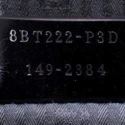 Pre Owned Fendi Grey Textured Leather Small Demi Jour Shoulder Bag