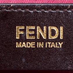 Pre Owned Fendi Purple Saffiano Leather 2Jours Tote