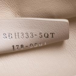 Pre Owned Fendi White Leather Mini 3Jours Tote