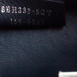 Pre Owned Fendi Dark Blue Leather Mini 3Jours Tote