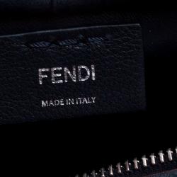 Pre Owned Fendi Dark Blue Leather Mini 3Jours Tote