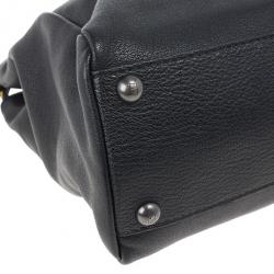 Pre Owned Fendi Black Small Pekaboo Satchel