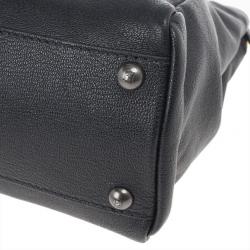 Pre Owned Fendi Black Small Pekaboo Satchel