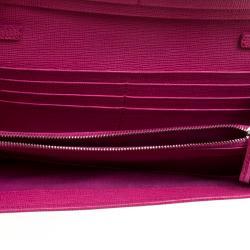 Pre Owned Fendi Multicolor Leather Elite Monster Wallet On Chain