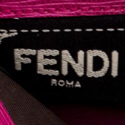 Pre Owned Fendi Multicolor Leather Elite Monster Wallet On Chain