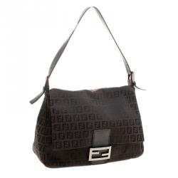 Pre Owned Fendi Tobacco Zucca Canvas Mama Forever Shoulder Bag