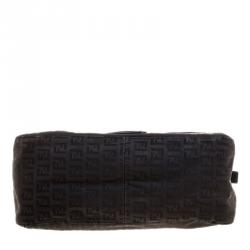 Pre Owned Fendi Tobacco Zucca Canvas Mama Forever Shoulder Bag