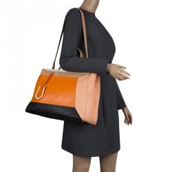 Pre Owned Fendi Multicolor Leather 2Jours Tote