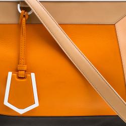 Pre Owned Fendi Multicolor Leather 2Jours Tote
