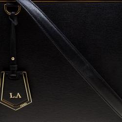 Pre Owned Fendi Black Saffiano Leather 2Jours Tote