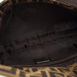 Fendi Tobacco Zucca Canvas Baguette Bag