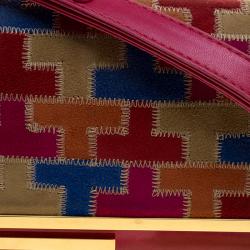 Pre Owned Fendi Pink Leather Fendissime Shoulder Bag