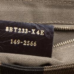 Pre Owned Fendi Pastel Beige Leather Claudia Shoulder Bag