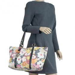 مملوكة مسبقًا Fendi Floral Forever Shopping Tote