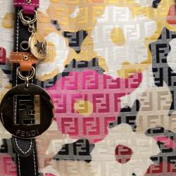 Pre Owned Fendi Multicolor Zucchino Canvas Superstar Shopping Tote