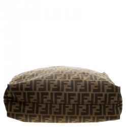 Pre Owned Fendi Zucca Canvas Vertical Shopper Tote