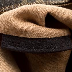 Pre Owned Fendi Zucca Canvas Vertical Shopper Tote
