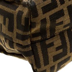 Pre Owned Fendi Zucca Canvas Vertical Shopper Tote