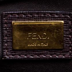 Pre Owned Fendi Tobacco Zucca Canvas and Leather Demi Jour Shoulder Bag