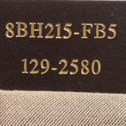 Pre Owned Fendi Brown Zucchino Coated Canvas Superstar Shopping Tote