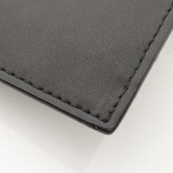 Pre Owned Fendi Black Leather Card Holder