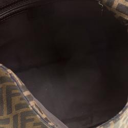 Pre Owned Fendi Tobacco Zucca Canvas Mama Forever Shoulder Bag