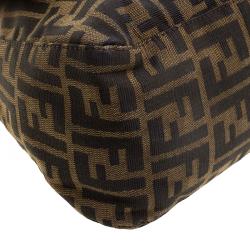 Pre Owned Fendi Tobacco Zucca Canvas Mama Forever Shoulder Bag