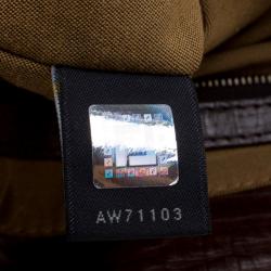 Pre Owned Fendi Brown Zucca Canvas Chef du Jour Satchel