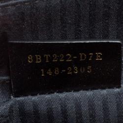 Pre Owned Fendi Black Textured Leather Small Demi Jour Shoulder Bag