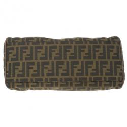 Pre Owned Fendi Monogram Zucca Canvas Du Jour Bag