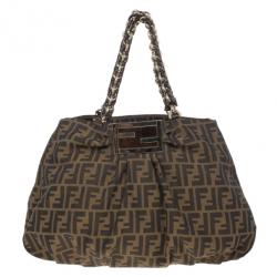 Pre Owned Fendi Monogram Mia Hobo